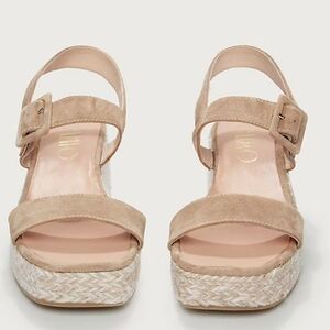 gaimo platform sandals Tan square Toe